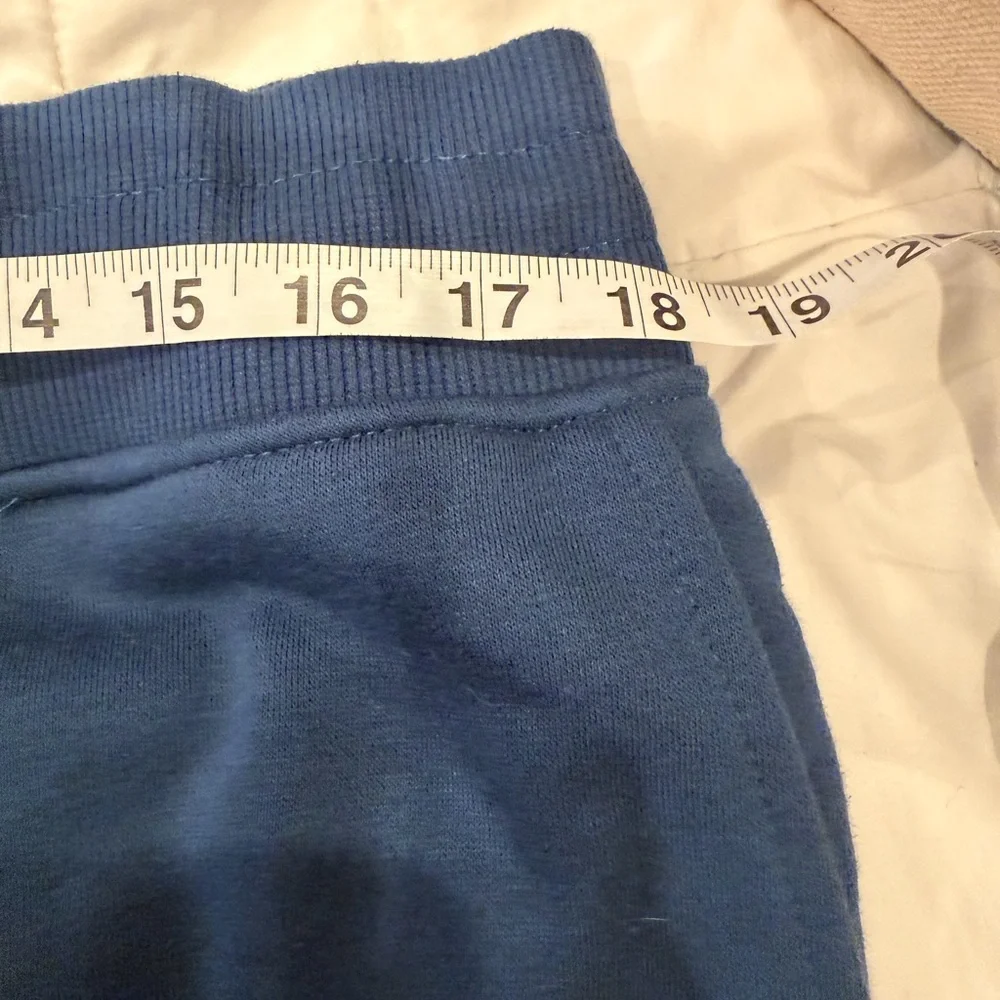 True Religion Jogger Sweatpants Blue Logo Fleece‎ Drawstring Men’s XL